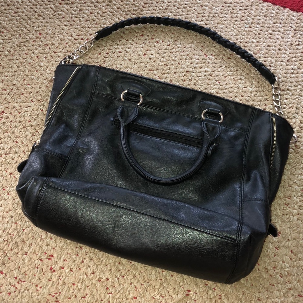 Black leather purse!